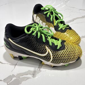 Nike Diamond Fastflex Alpha Huarache 4 Keystone Youth Baseball Cleats Size 4.5Y